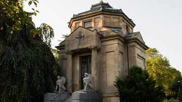Das Bürklinsches Mausoleum auf dem Hauptfriedhof