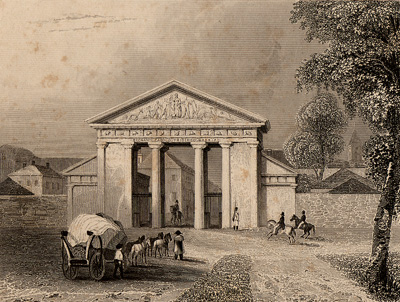 Das Ettlinger Tor wurde 1872 als 